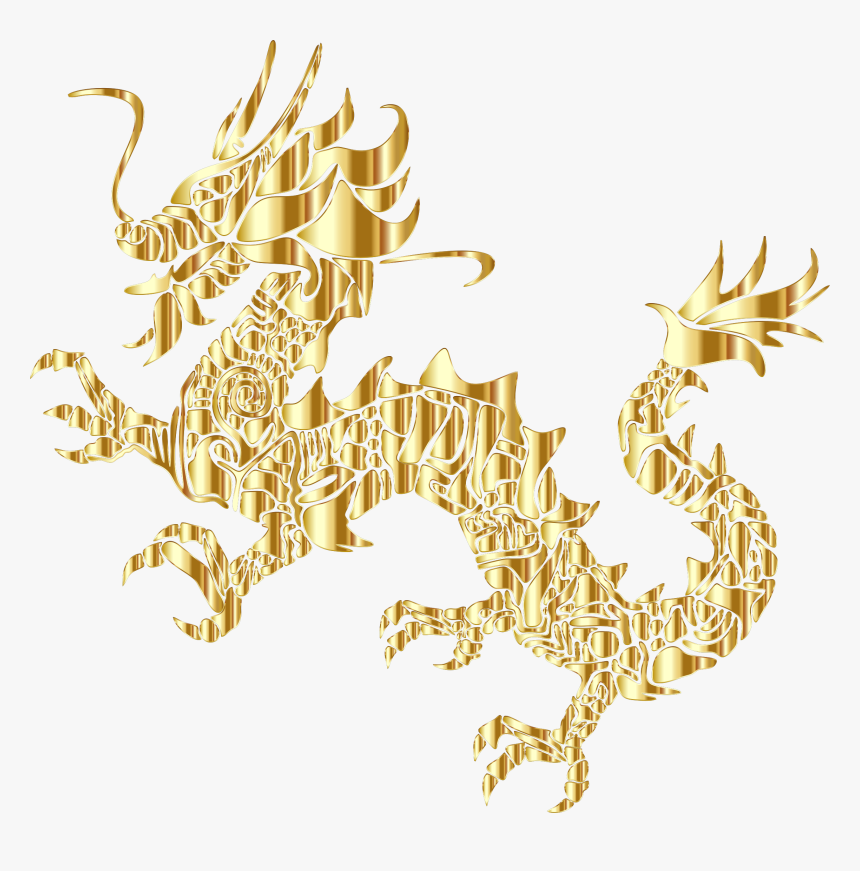 Drawn Chinese Dragon Dragon Tattoo - Dragon Drawing Clip Art Chinese, HD Png Download, Free Download