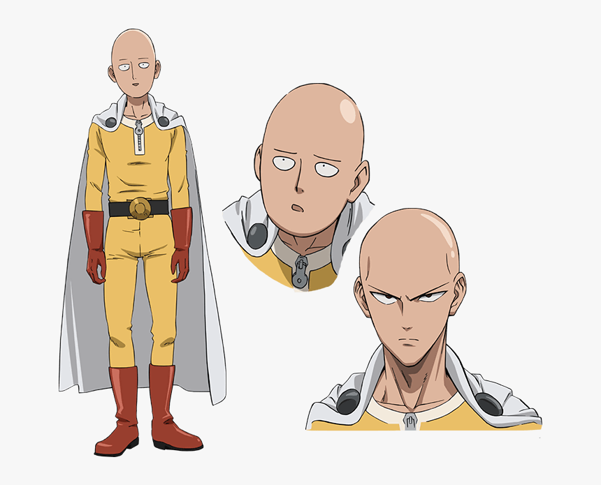 Saitama One Punch Man Characters, HD Png Download, Free Download