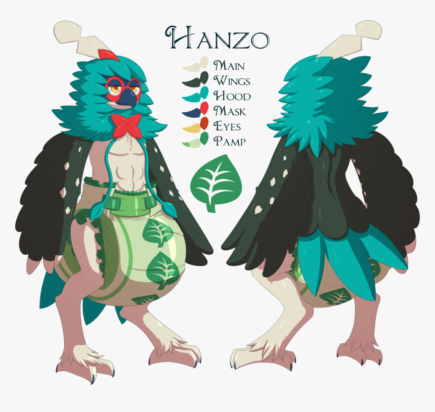 Hanzo Reference - Shiny Decidueye, HD Png Download, Free Download