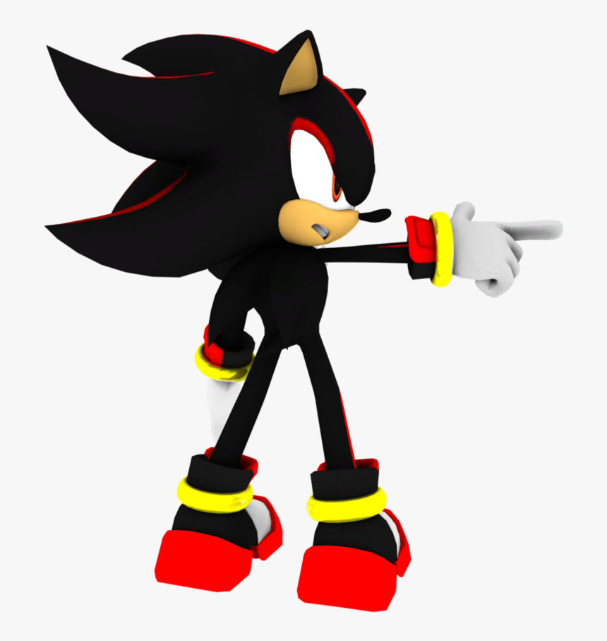 Shadow The Hedgehog By Mike9711 - Shadow The Hedgehog Side View, HD Png Download, Free Download