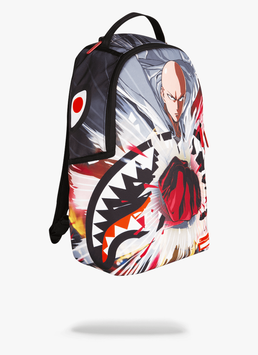 Sprayground One Punch Man Shark Backpack - Garment Bag, HD Png Download, Free Download