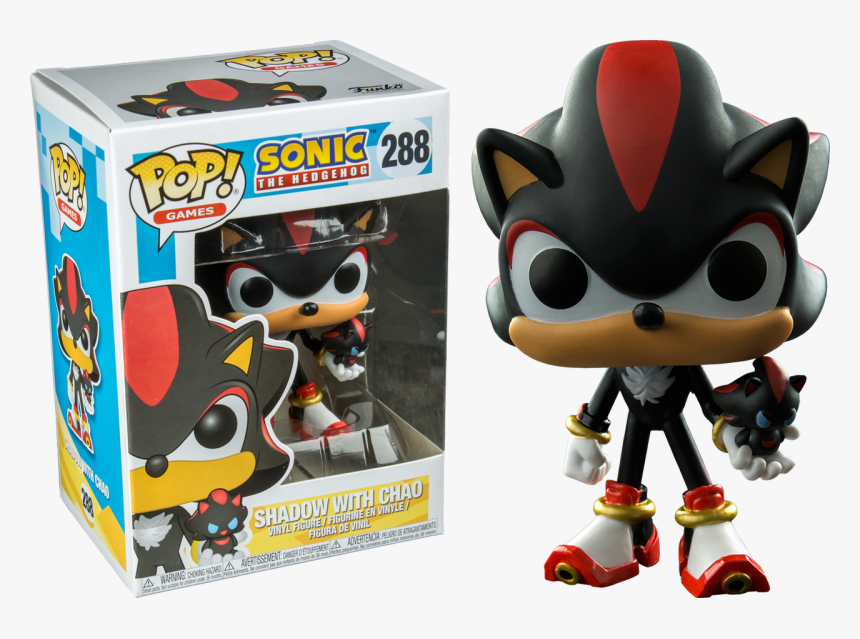 Sonic The Hedgehog - Shadow With Chao Pop, HD Png Download, Free Download