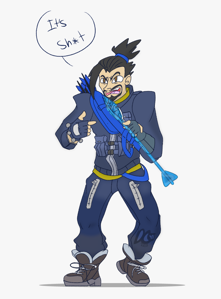 #overwatch #hanzo #overwatchleague #overwatchanniversarypic - Cartoon, HD Png Download, Free Download