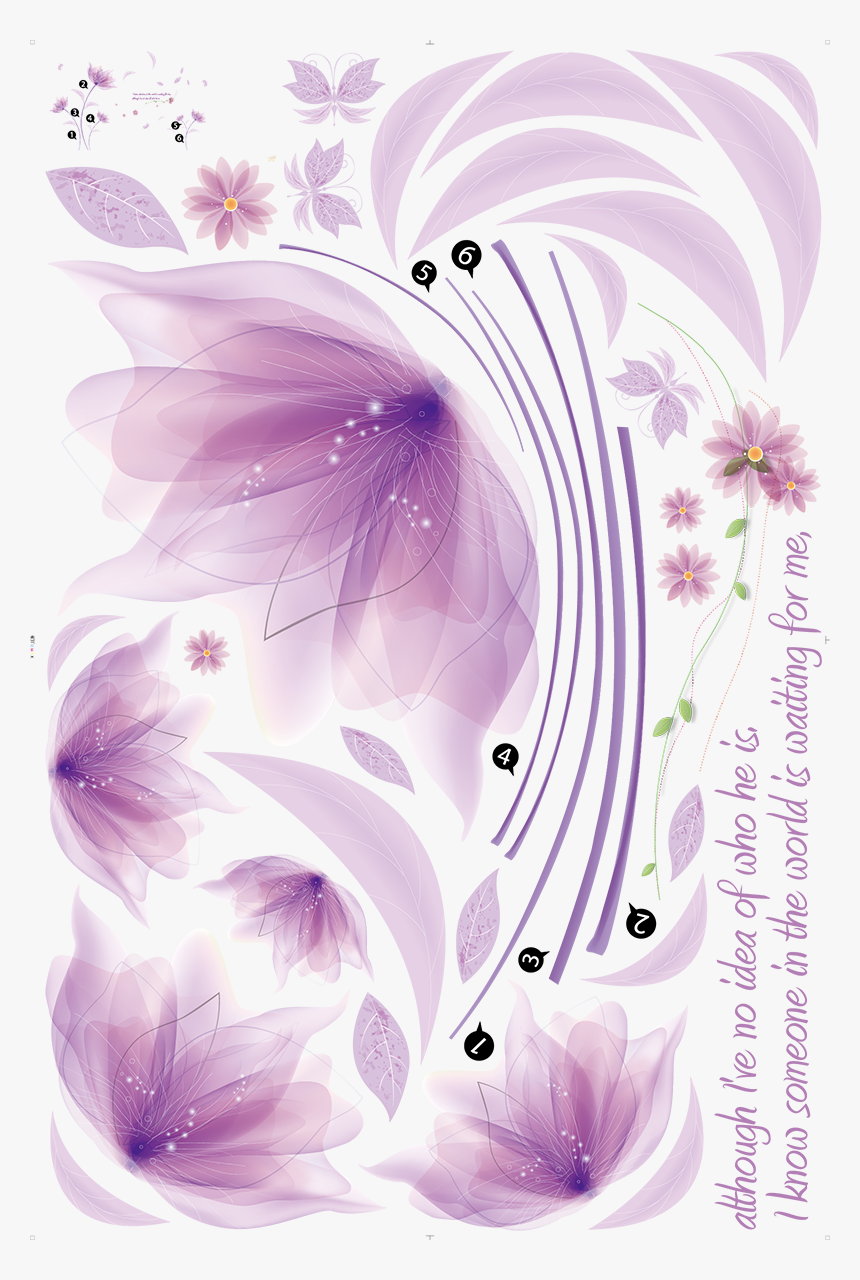 Purple Flowers Png, Transparent Png, Free Download