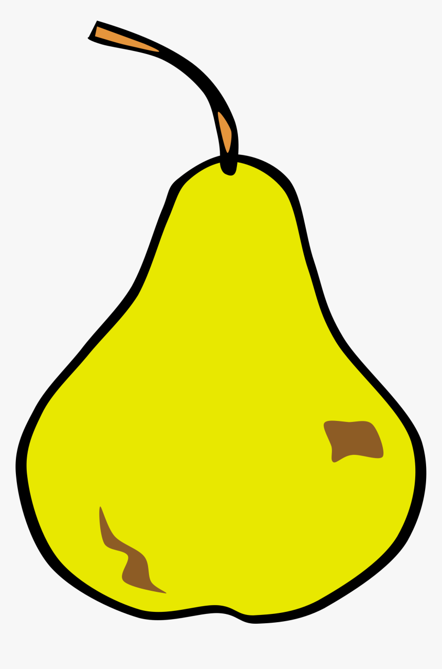 Simple Fruit Pear Clip Arts - Pear Clip Art, HD Png Download, Free Download