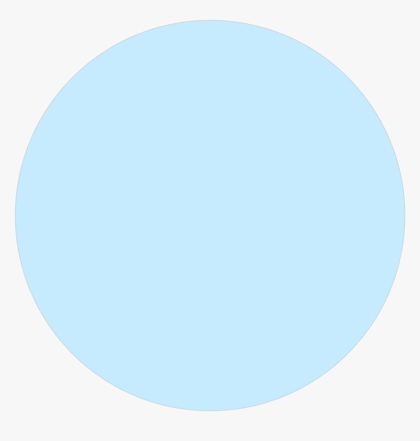 Baby Blue Circle Sticker, HD Png Download, Free Download