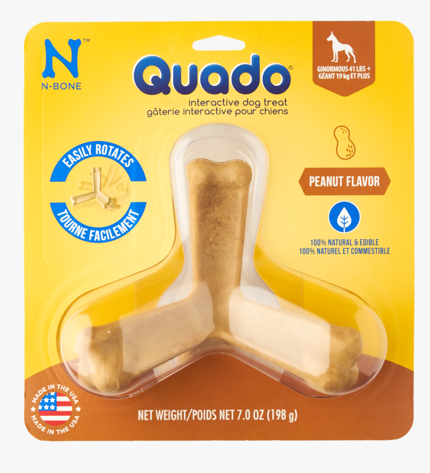 N-bone® Quado® In Peanut"
 Class= - Quado Pumpkin Spice Dog Treat, HD Png Download, Free Download