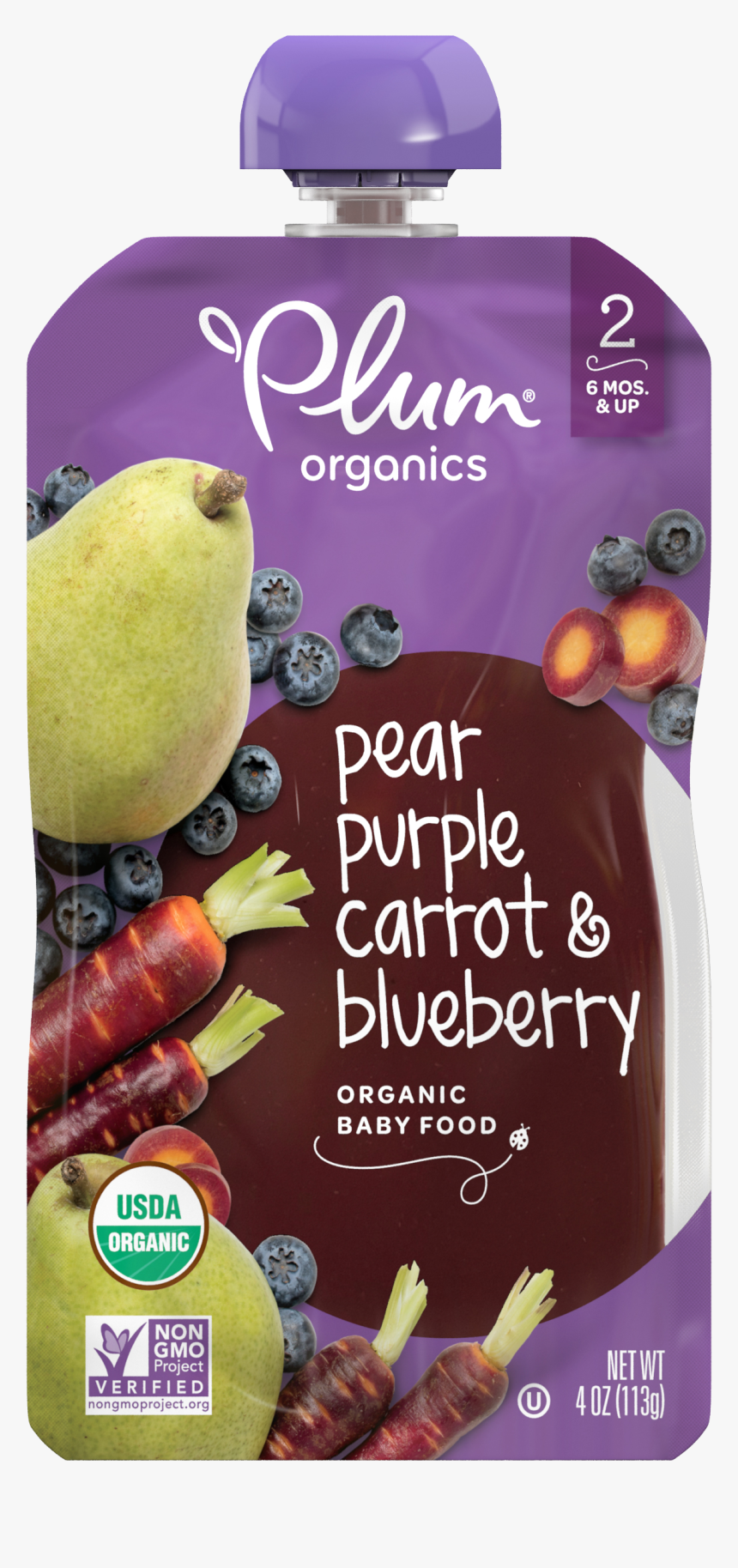 Plum Organics Baby Food, HD Png Download, Free Download