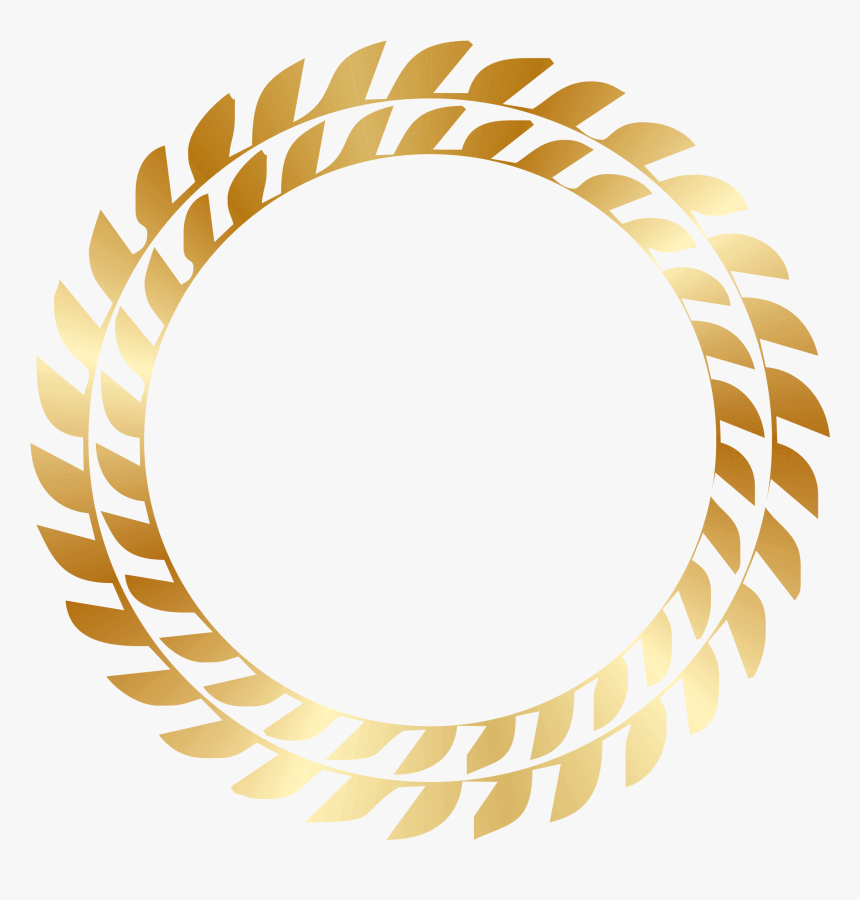 Transparent Gold Wreath Png - Portable Network Graphics, Png Download, Free Download