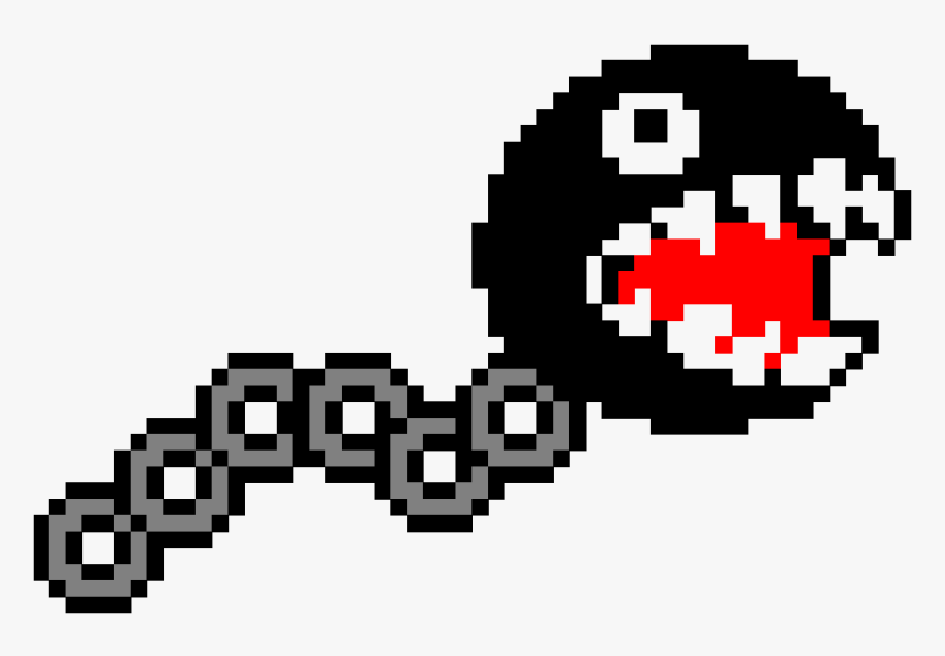 8 Bit Mario Chain Chomp, HD Png Download, Free Download