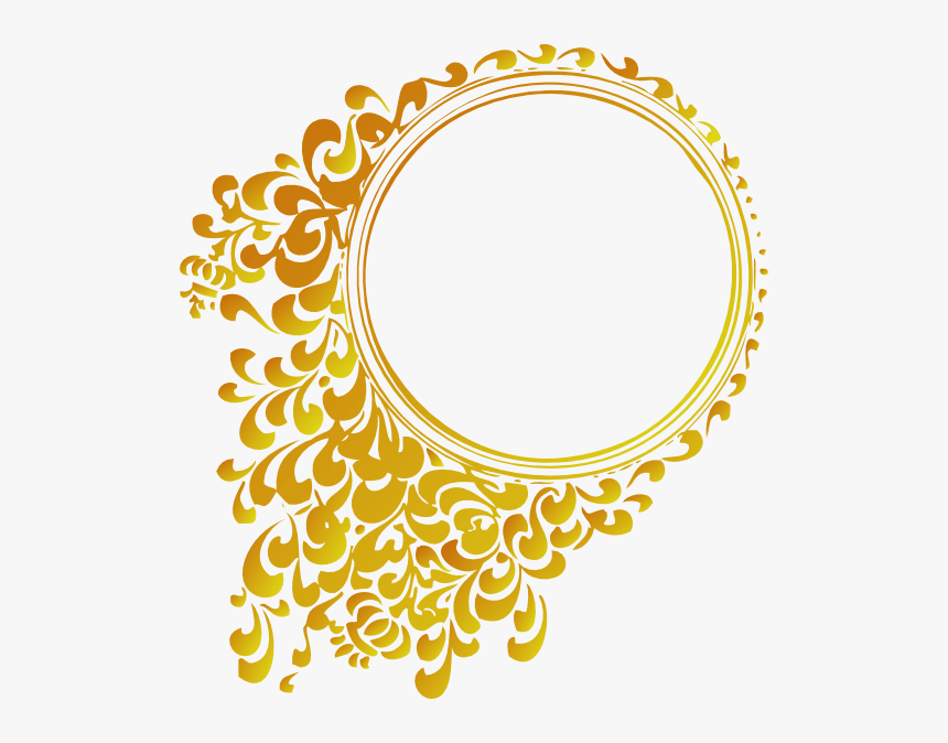 Vector Gold Frame Png, Transparent Png, Free Download