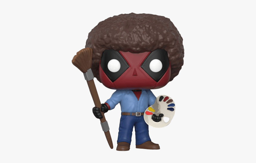 Deadpool Bob Ross Funko, HD Png Download, Free Download