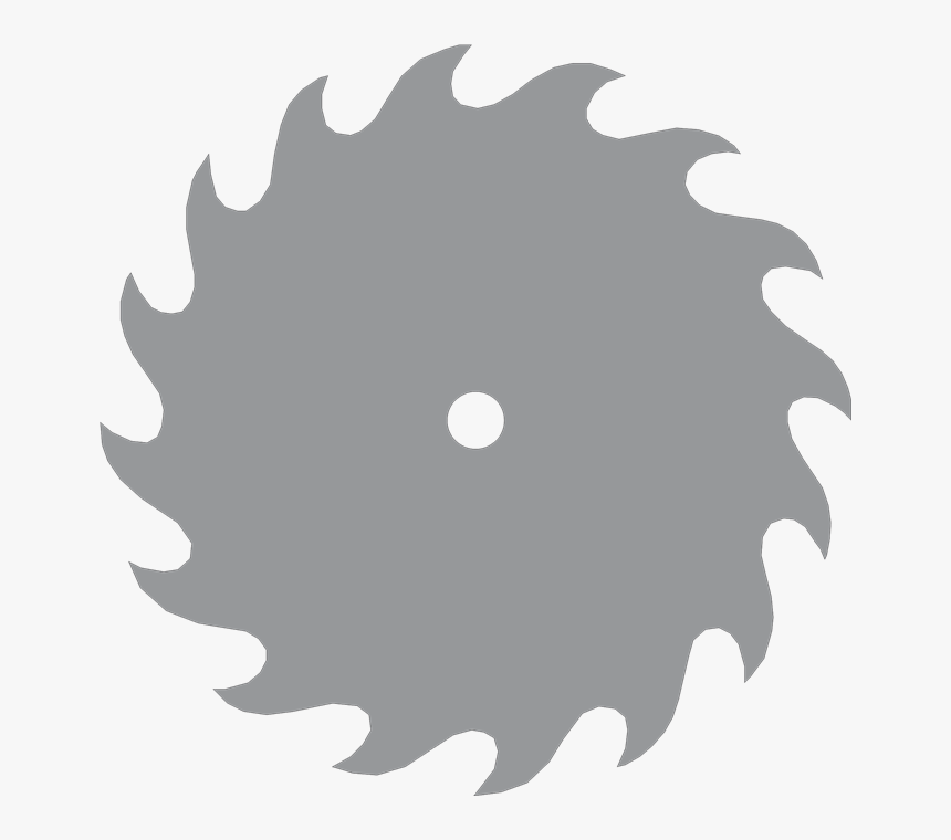 Carbide Circular Blade Outline - Clip Art Circular Saw Blade, HD Png Download, Free Download