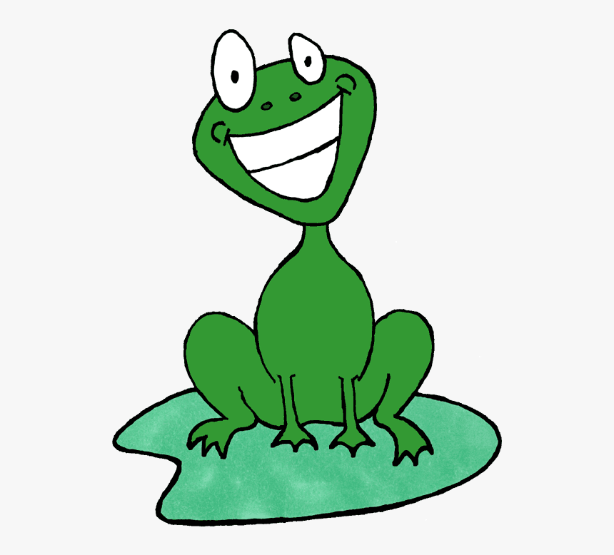 Cartoon Frog Png - Happy Frog Clipart, Transparent Png, Free Download