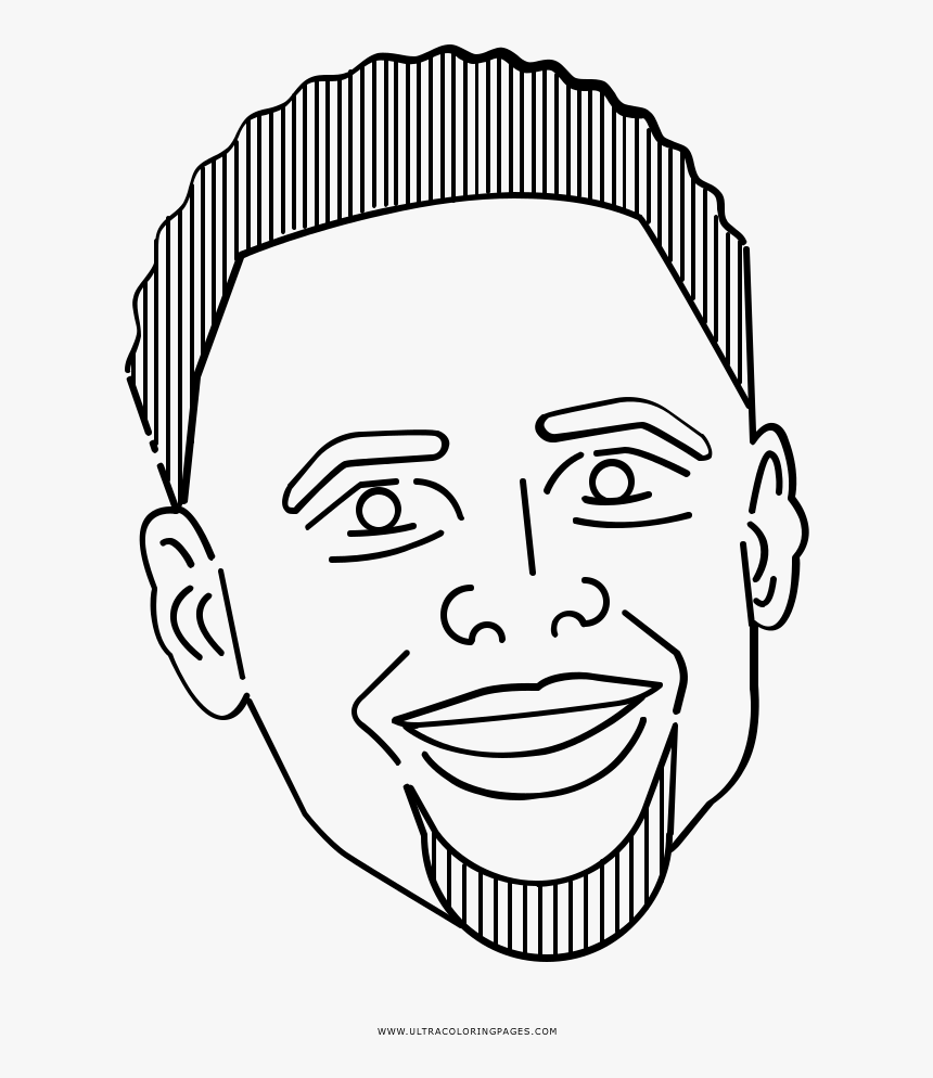 Stephen Curry Basketball Player Coloring Pages Coloring - Drawing, HD Png Download, Free Download