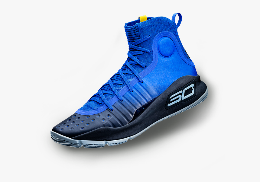 Under Armour Curry 4 Blue, HD Png Download - kindpng