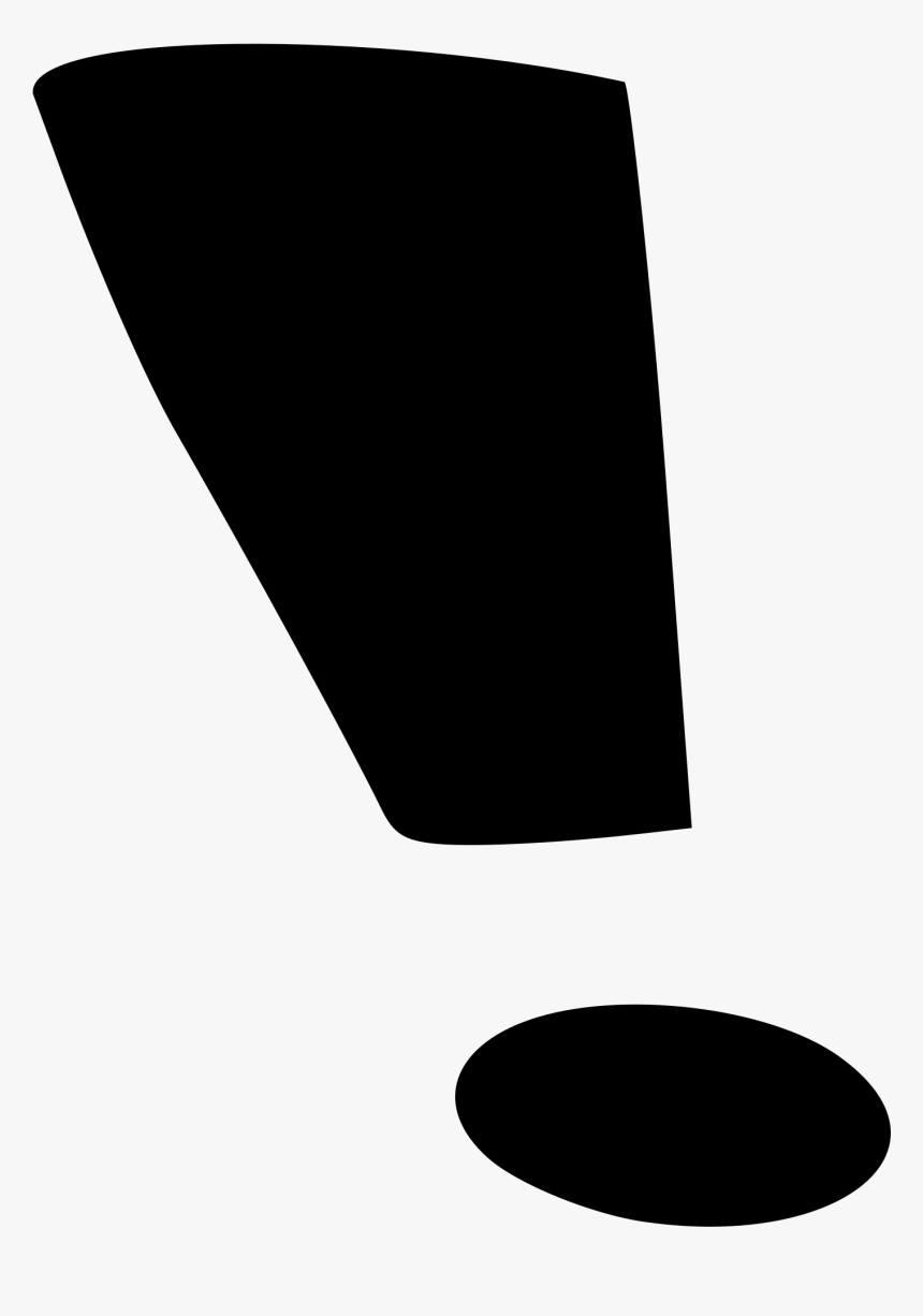 Black Exclamation Mark , Png Download - Exclamation Point Black, Transparent Png, Free Download