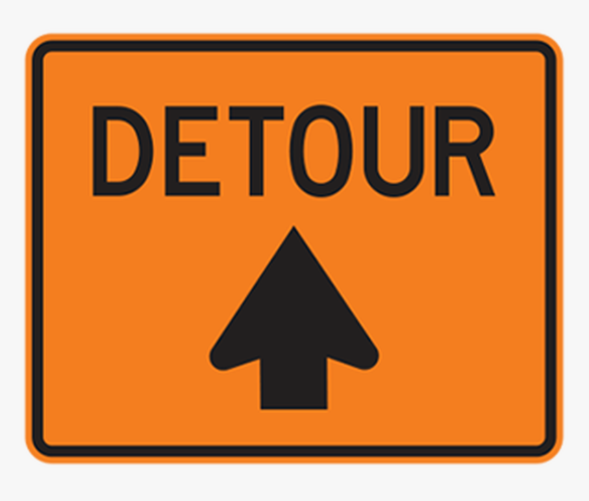 Detour - Detour Sign, HD Png Download, Free Download