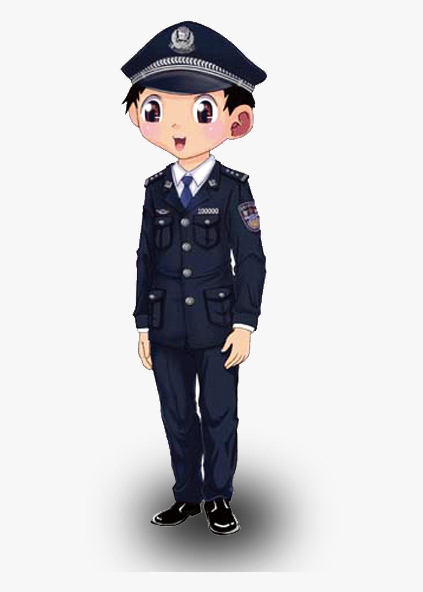 Network Police Png Download - 卡通 警察, Transparent Png, Free Download