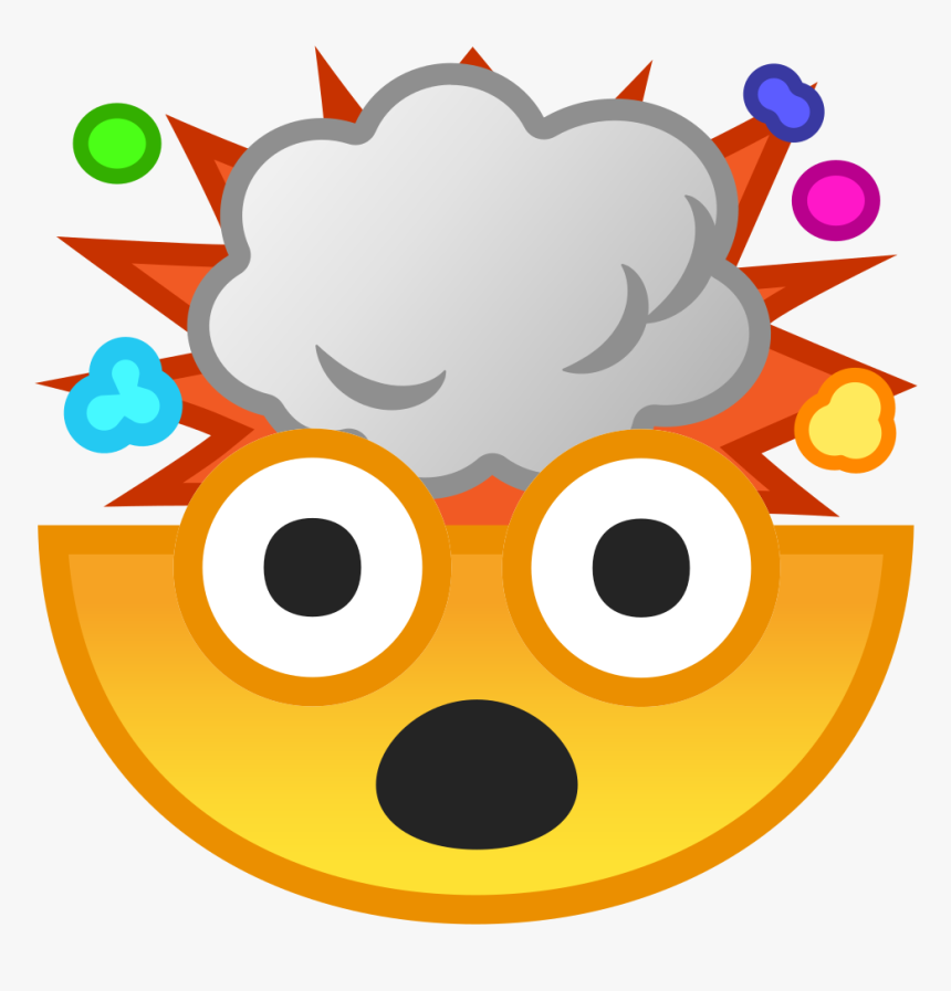 Exploding Head Icon - Exploding Head Emoji, HD Png Download, Free Download