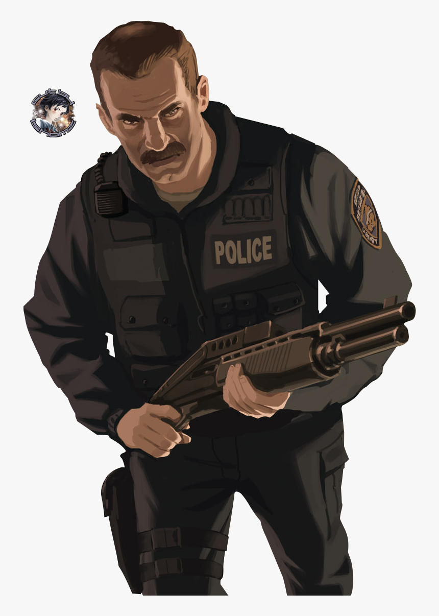 Epic Police , Png Download - Gta Iv Gerald Mcreary, Transparent Png, Free Download
