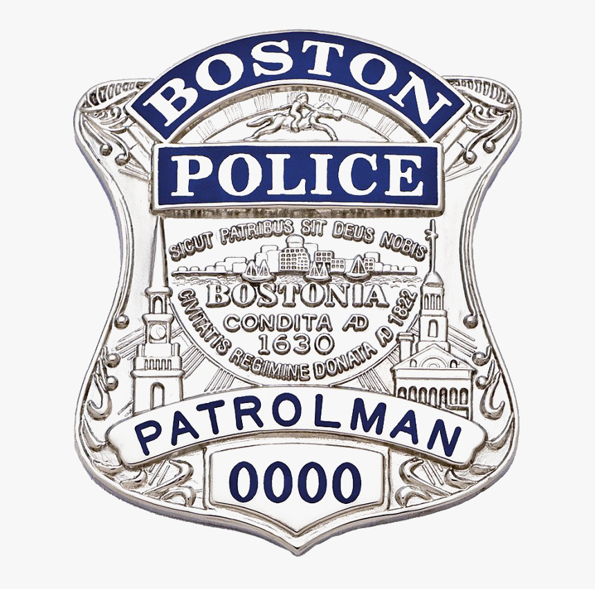 Transparent Police Badge Png - Boston Police Department Badge, Png Download, Free Download