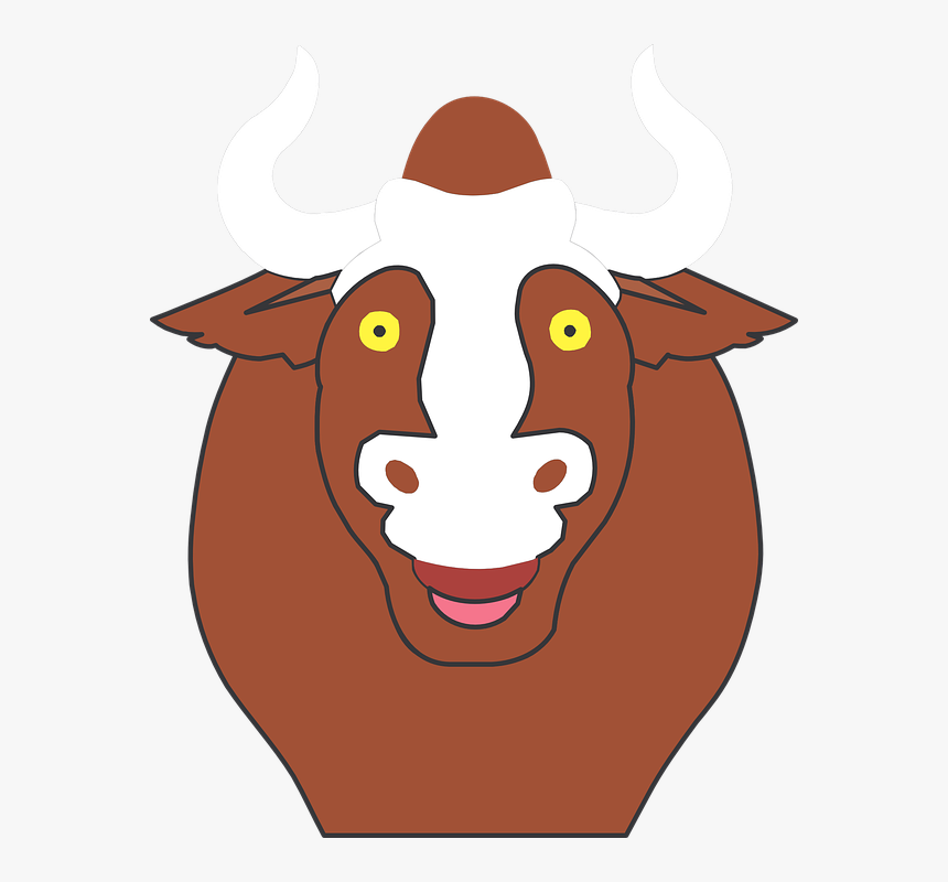 Bull Cartoon Image 12, Buy Clip Art - Caras De Toros Png, Transparent Png, Free Download