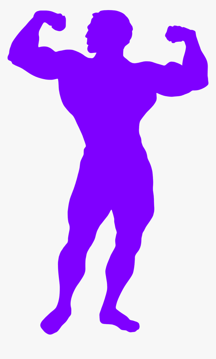 Buff 170 Pounds, Weight Loss Pictures, Weight Loss - Muscle Man Silhouette Png, Transparent Png, Free Download