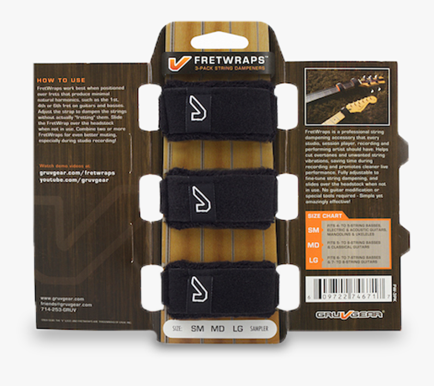 Fretwraps™ String Muters - Accesorios Del Bajo, HD Png Download, Free Download