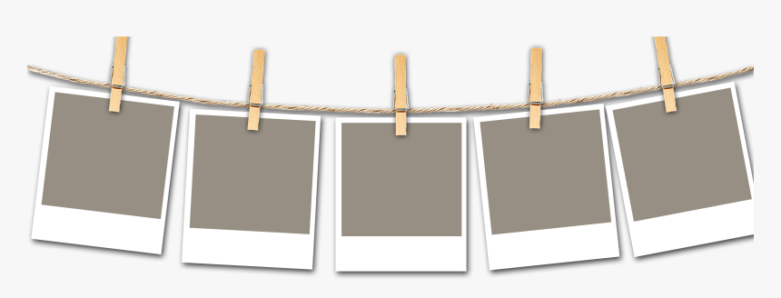 #polaroid #string #aestetic #white #pins #use 
#loveblanc - Hanging Polaroid Frame Png, Transparent Png, Free Download