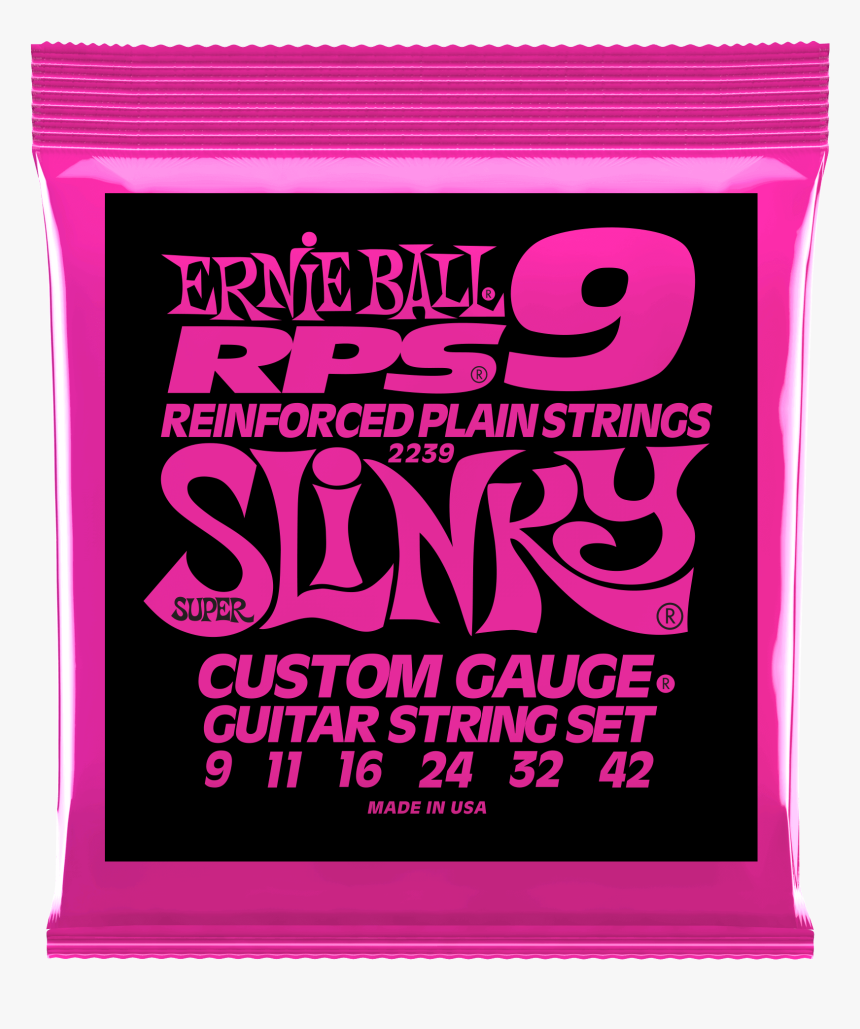 Super Slinky Rps Nickel Wound Electric Guitar Strings - Ernie Ball Slinky Rps, HD Png Download, Free Download