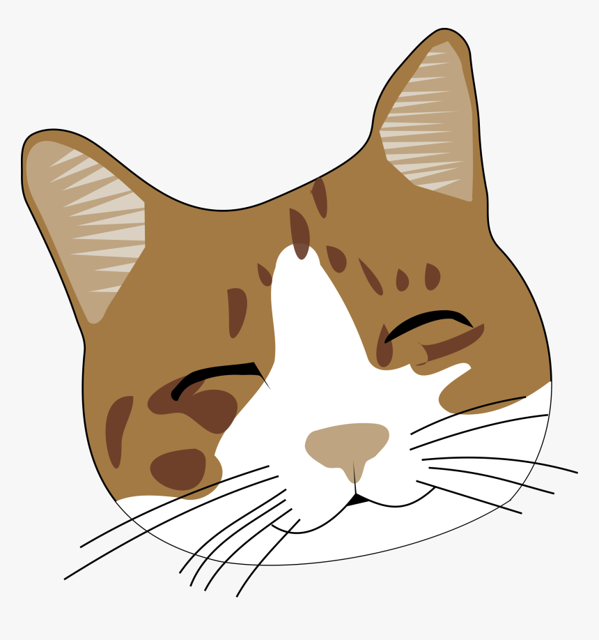 Cat Face Clipart Png, Transparent Png, Free Download