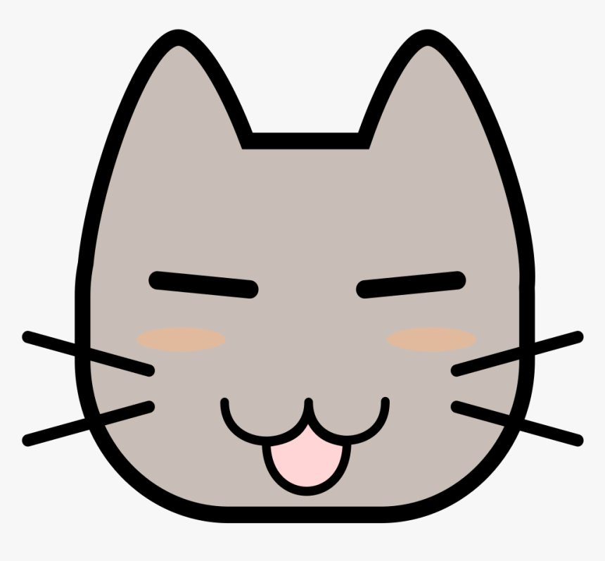 Cat Face - Cute Cat Face Clipart, HD Png Download, Free Download