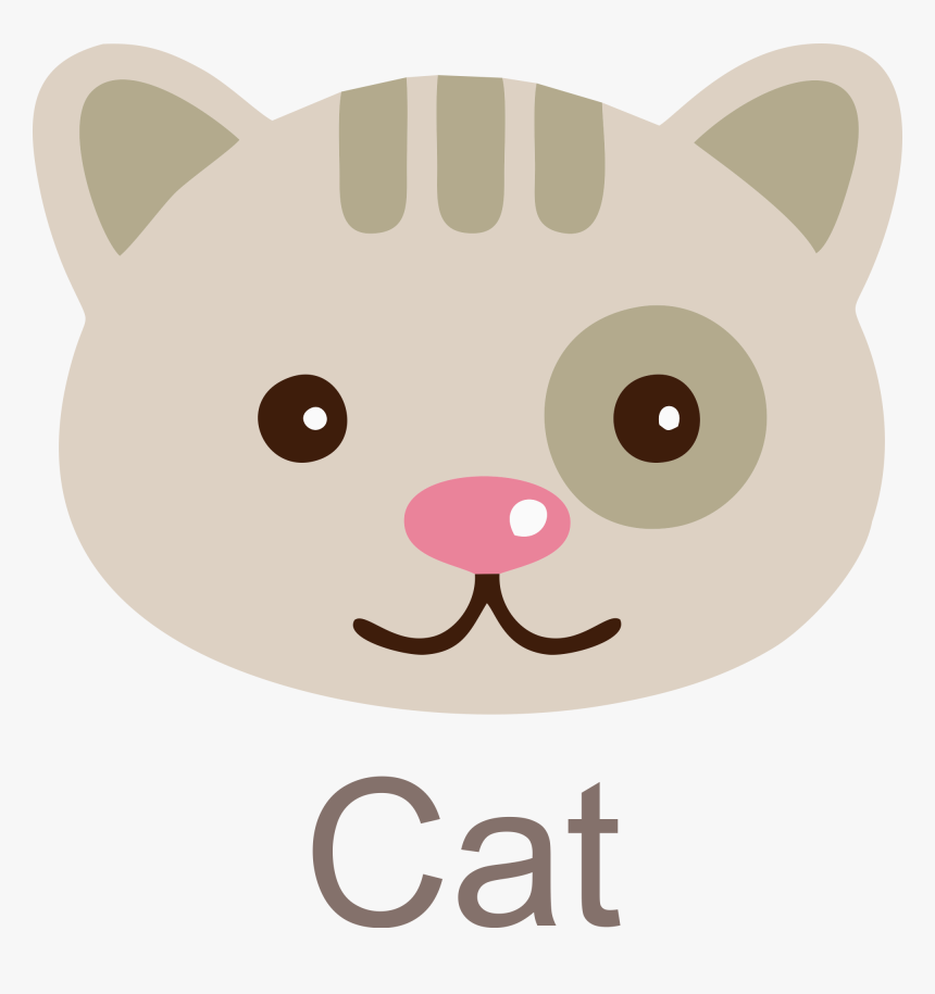Cat Face Clipart Icon Free - Cat Face Clipart, HD Png Download, Free Download
