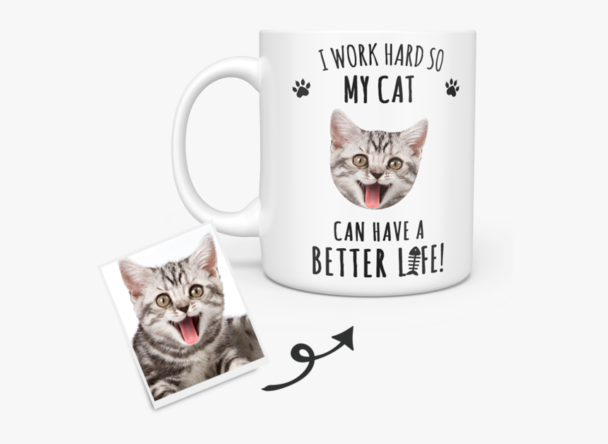 Personalized Cat Mug - Mug, HD Png Download, Free Download