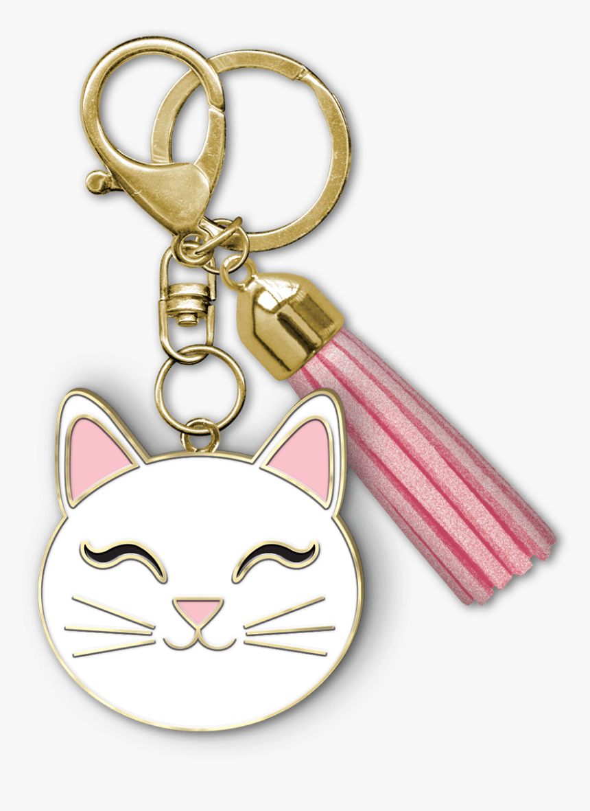 Cat Enamel Keychain, HD Png Download, Free Download