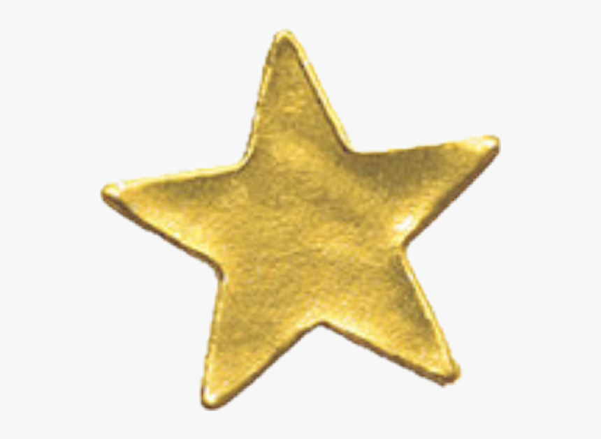 Gold Star Sticker Png, Transparent Png, Free Download