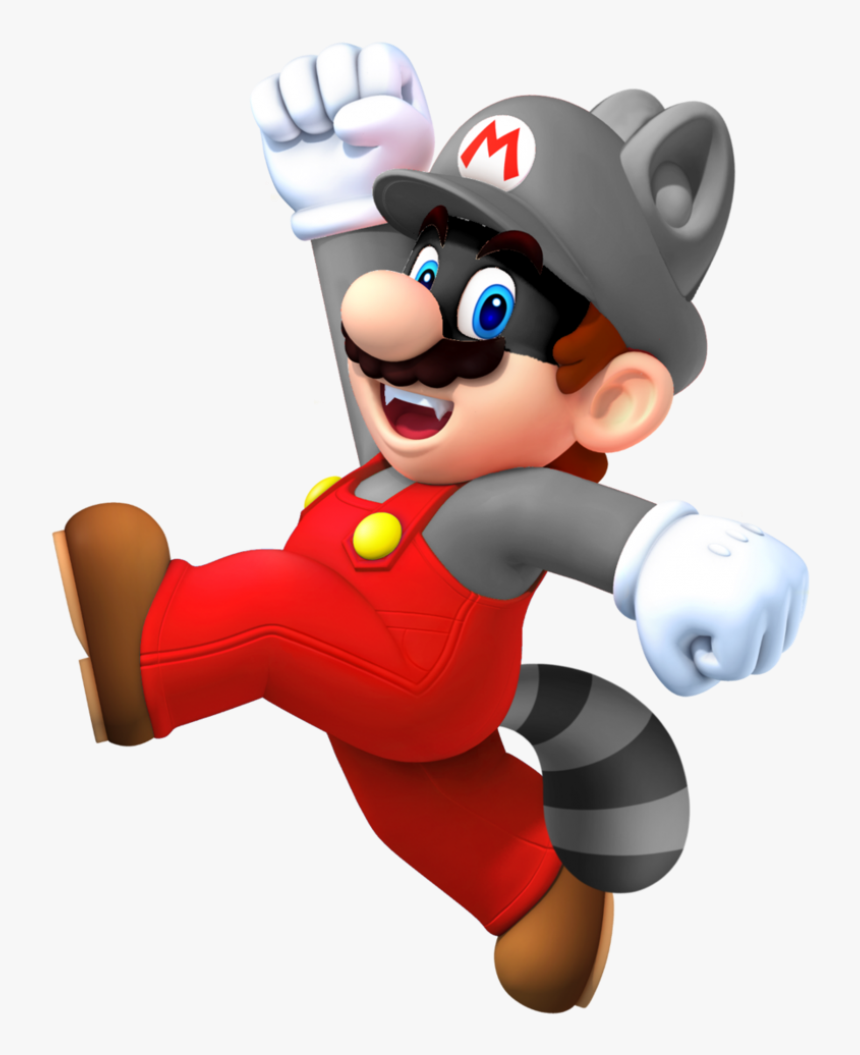 Super Mario Raccoon Png Image - Looney Tunes Super Mario, Transparent Png, Free Download