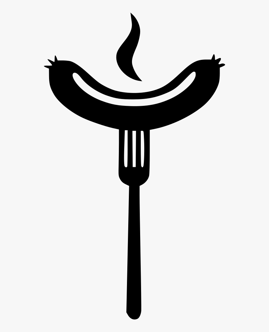 Download Barbecue Clipart Bbq Cook - Sausage Grilling Utensils Vector Png, Transparent Png, Free Download