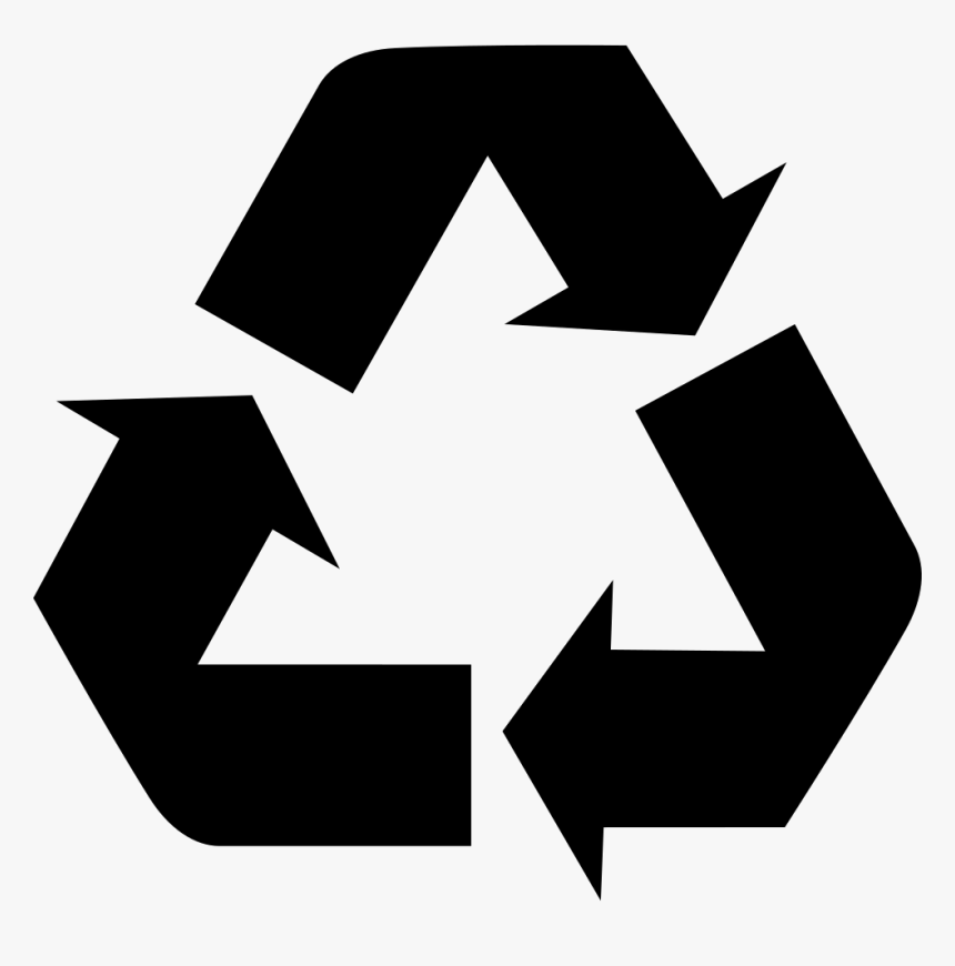 Recycle Symbol Of Three Arrows - Recycle Icon Vector Free, HD Png Download, Free Download