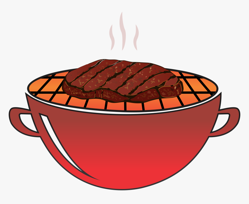 Red Clipart Bbq Grill - Grill Food Clip Art, HD Png Download, Free Download