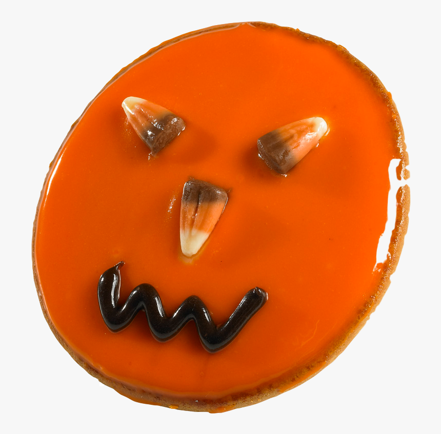 Halloween Pumpkin Face Cookie - Jack O Lantern Transparent, HD Png Download, Free Download