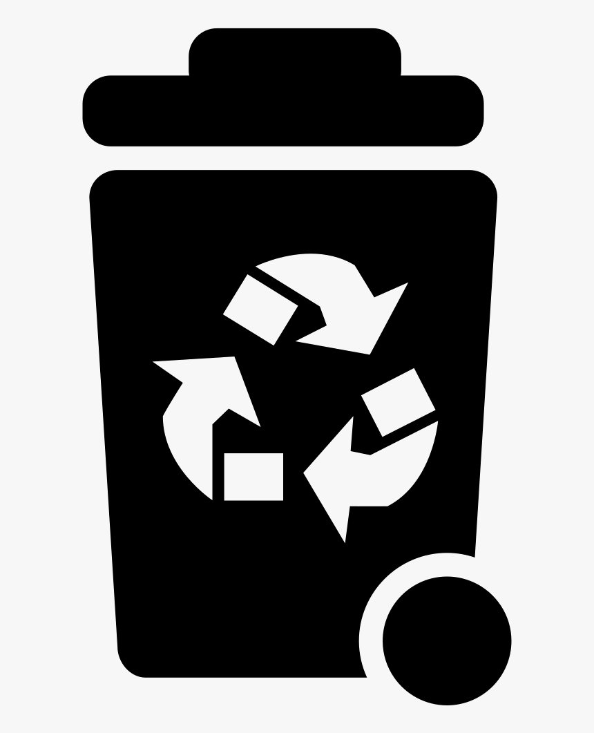 Trash Container For Recycle - Phone Recycle Icon Png, Transparent Png, Free Download