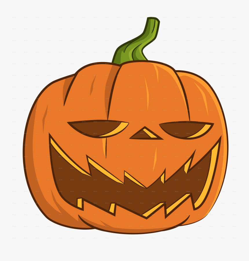 Jack O" Lantern - Cute Halloween Pumpkin Clipart, HD Png Download, Free Download