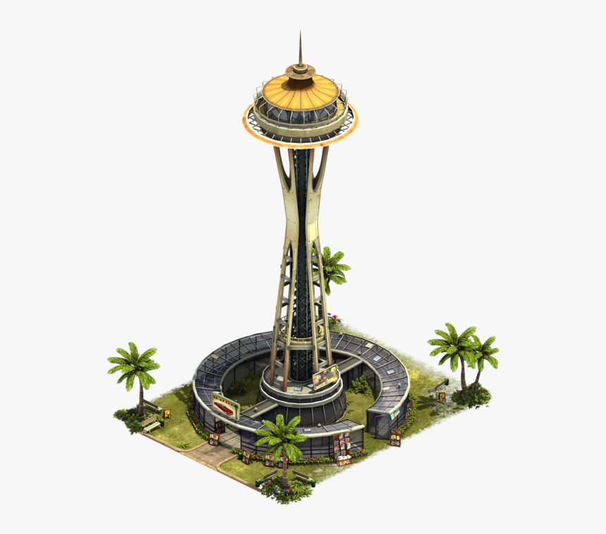 Forge Of Empires Space Needle, HD Png Download, Free Download