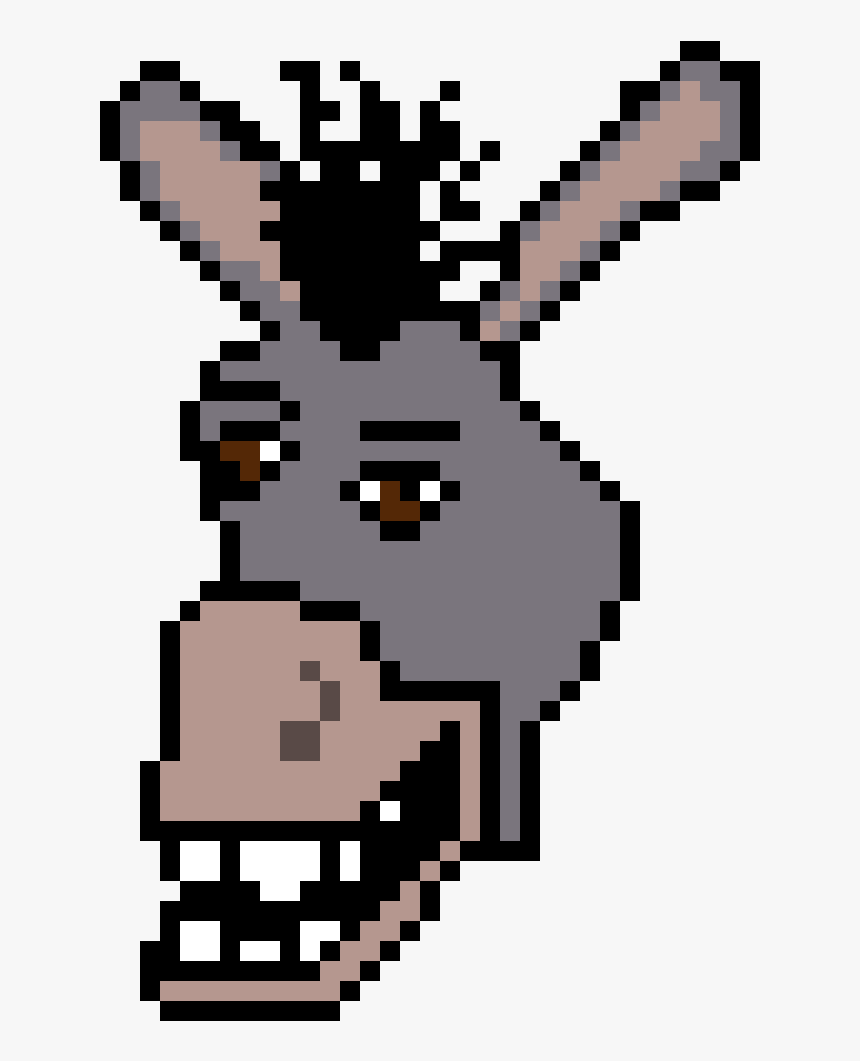 Pixel Art Donkey , Png Download - Shrek Donkey Pixel Art, Transparent Png, Free Download