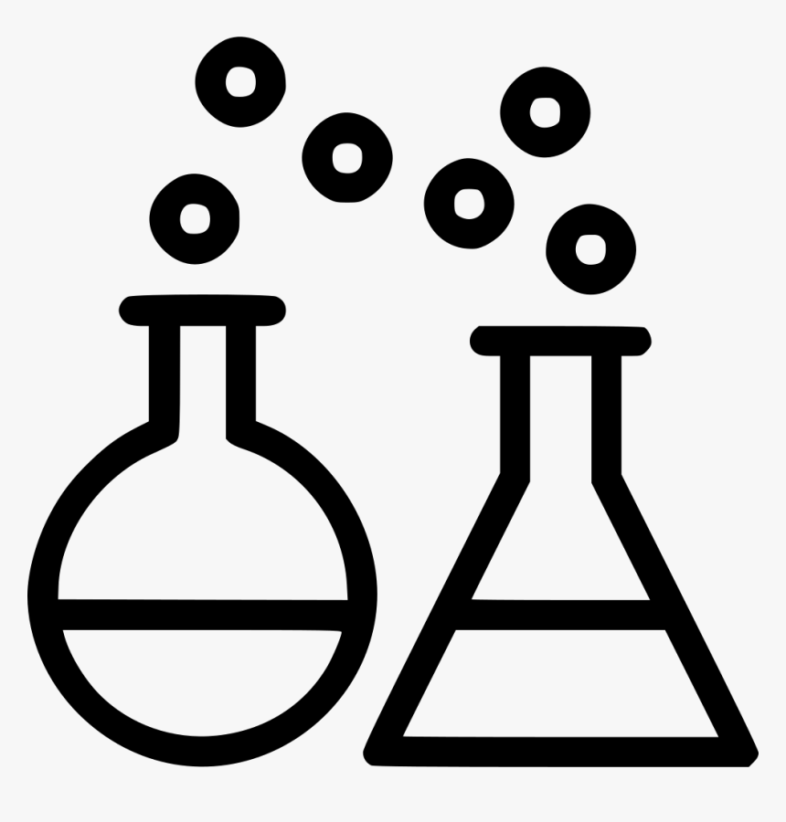 Chemical Reaction Test Lab Conical Flask Beaker Comments - Chemical Reaction Clip Art, HD Png Download, Free Download