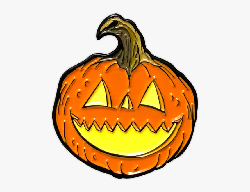 Jack O Lantern Enamel Pin - Jack-o'-lantern, HD Png Download, Free Download