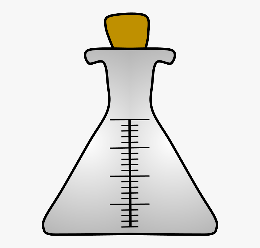 Beaker, Flask, Stopper - Illustration, HD Png Download, Free Download