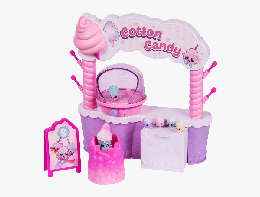 Shopkins Season 7 Cotton Candy Playset - Shopkins Join The Party Cotton Candy, HD Png Download, Free Download